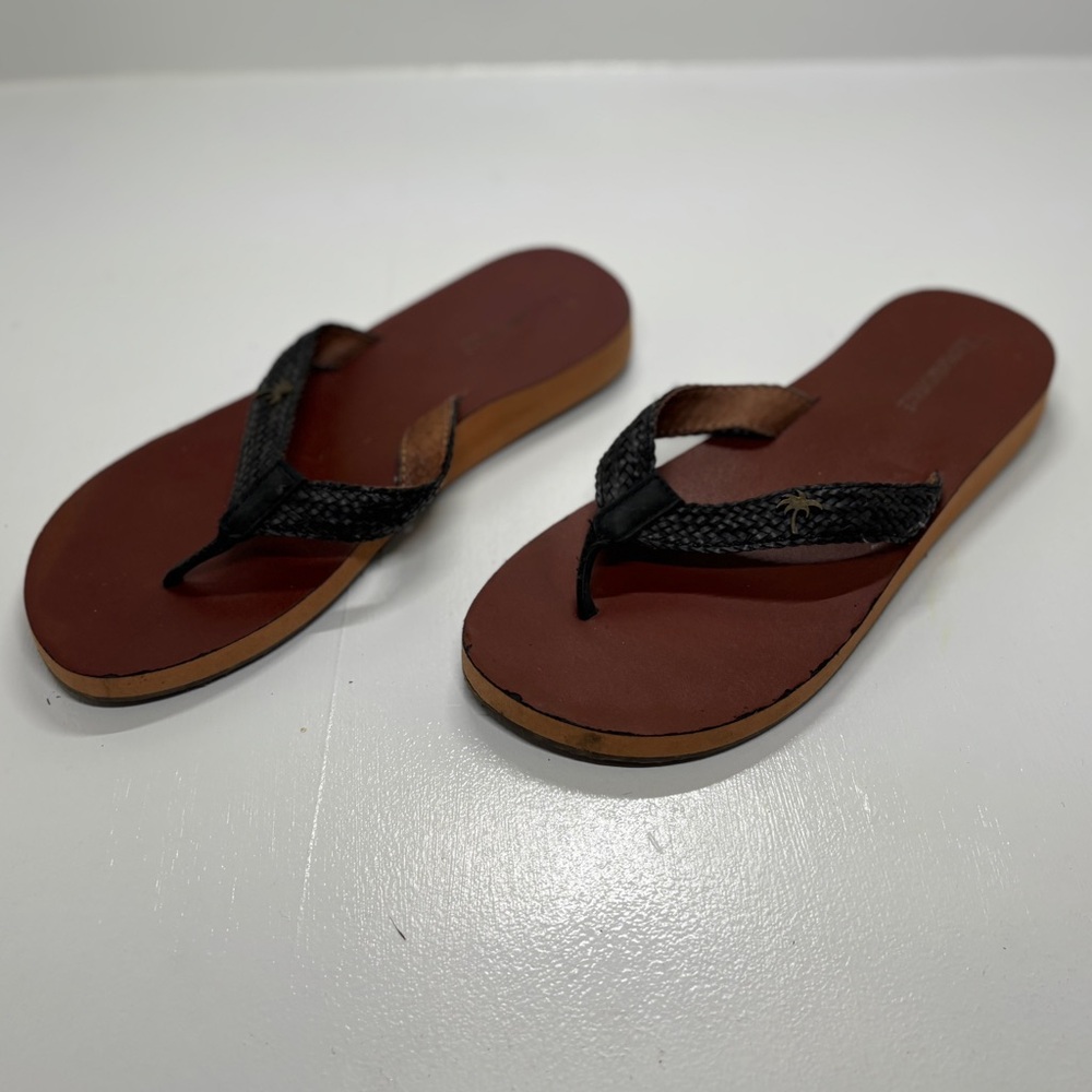 Women's Margaritaville Brown Flip Flops size 7